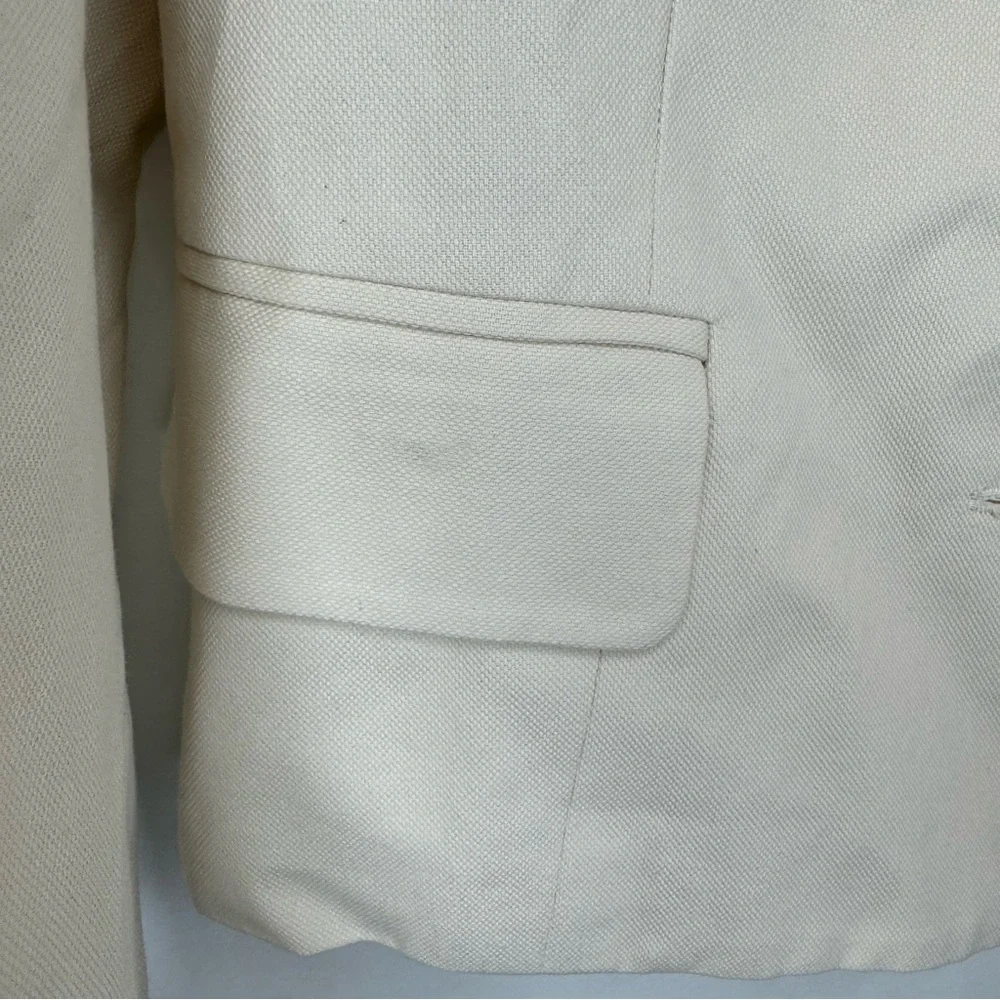 English Factory One Button Beige Blazer